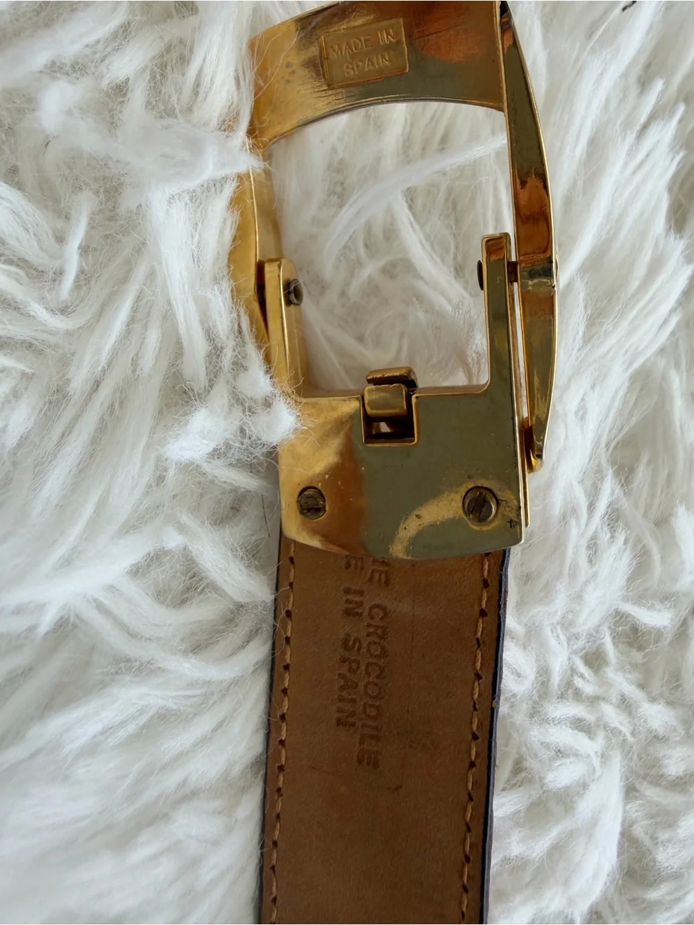 Vintage Rabena Crocodile Belt size 42